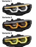 Triple Color LED Scheinwerfer Bernstein / Gelb / Weiß für BMW F32 F33 F36 F82 2013–2019 – Plug & Play