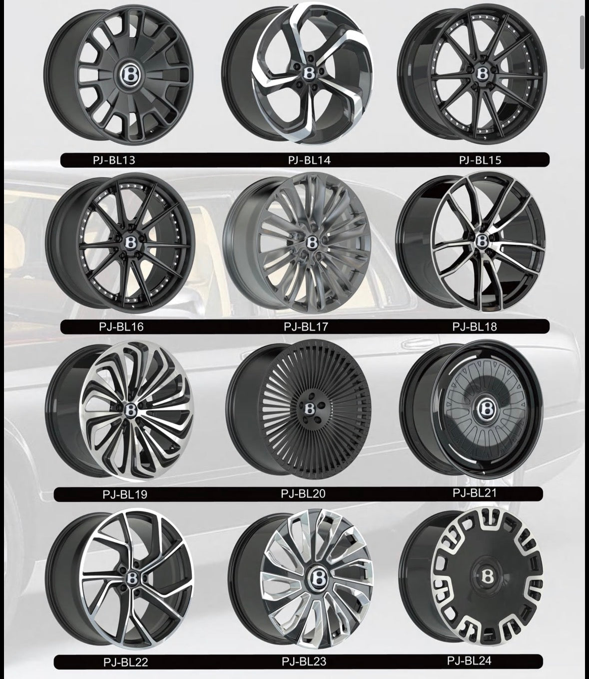Alufelgen Monoblock 4er Set (HIGHEND)