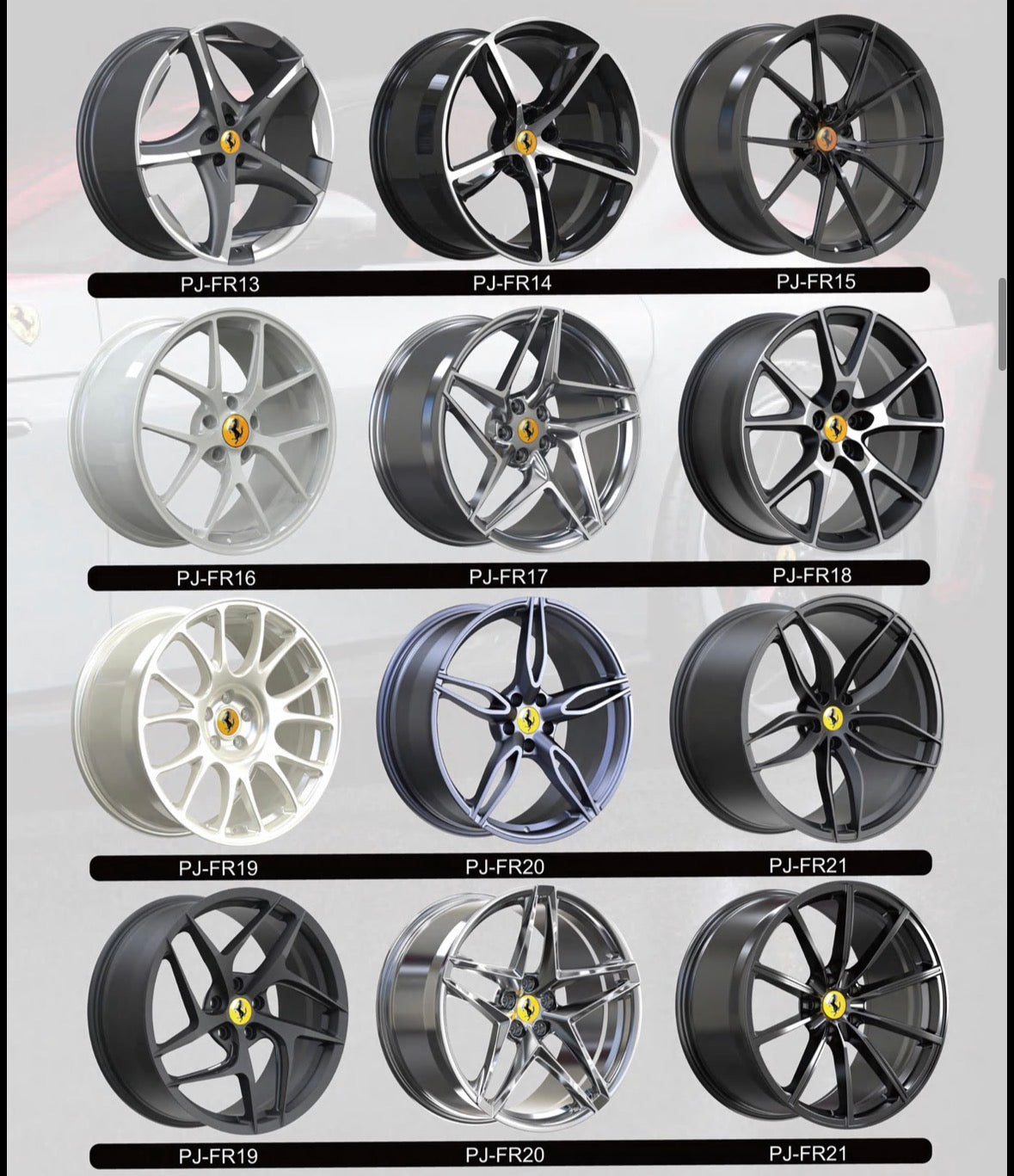 Alufelgen Monoblock 4er Set (HIGHEND)