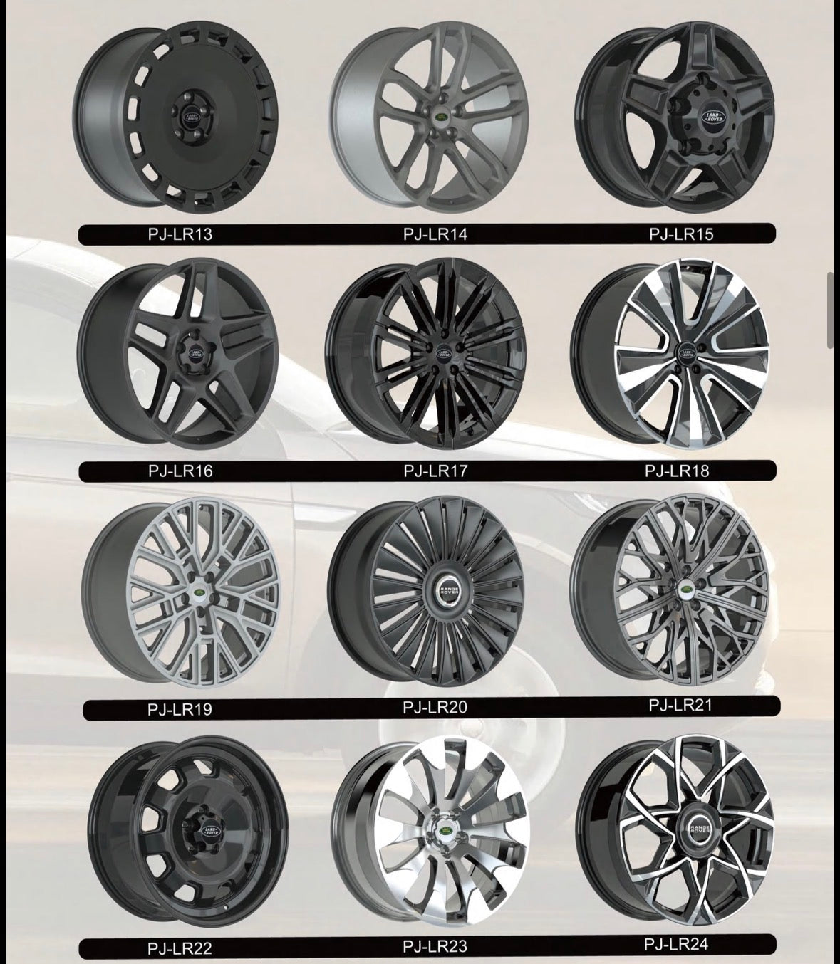 Alufelgen Monoblock 4er Set (HIGHEND)