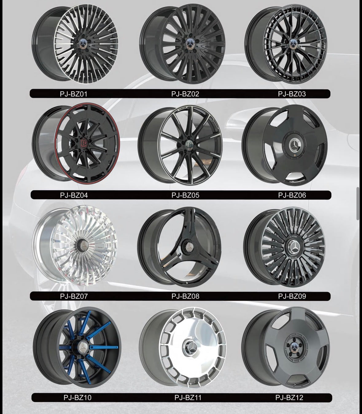 Alufelgen Monoblock 4er Set (HIGHEND)