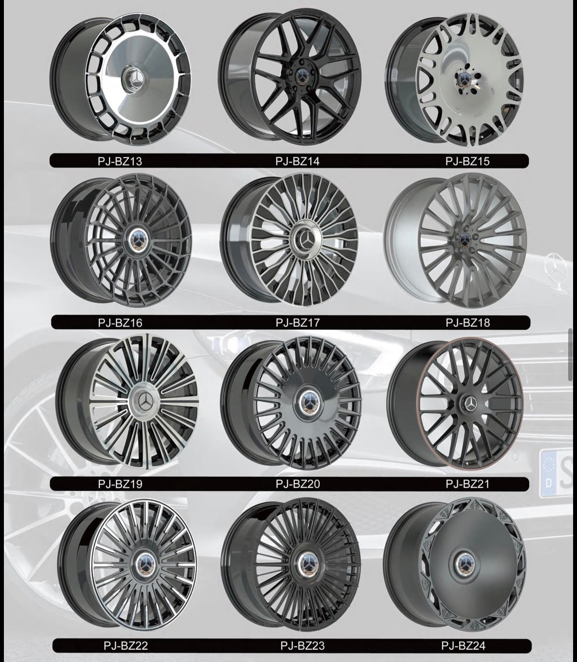 Alufelgen Monoblock 4er Set (HIGHEND)