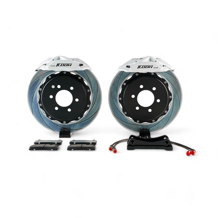DICADICASE IC4 Carbon Keramik Big Brake Kit 380 x 28 mm – 4 Kolben Bremsanlage (Hinterachse)