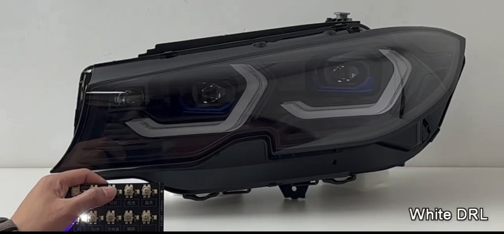Laser Style LED Scheinwerfer Weiß / Gelb für BMW G20 G28 G80 PRE-LCI – Plug Play