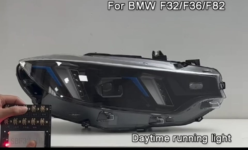 Snake Eye LED Scheinwerfer Weiß / Gelb für BMW F32 F80 F82 2013–2019 – Plug & Play