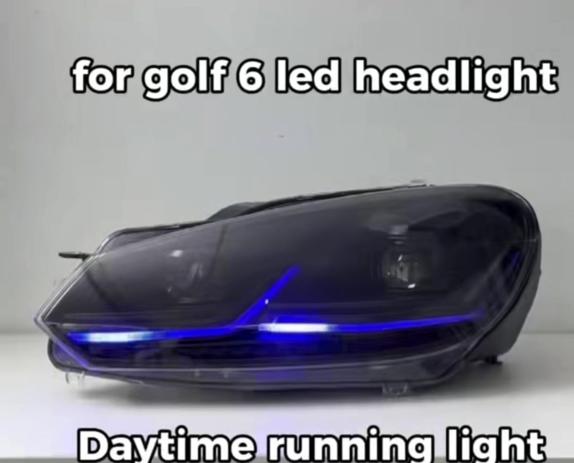 LED Scheinwerfer für Volkswagen Golf 6 2013–2017D – Dynamische LED Frontscheinwerfer Plug & Play