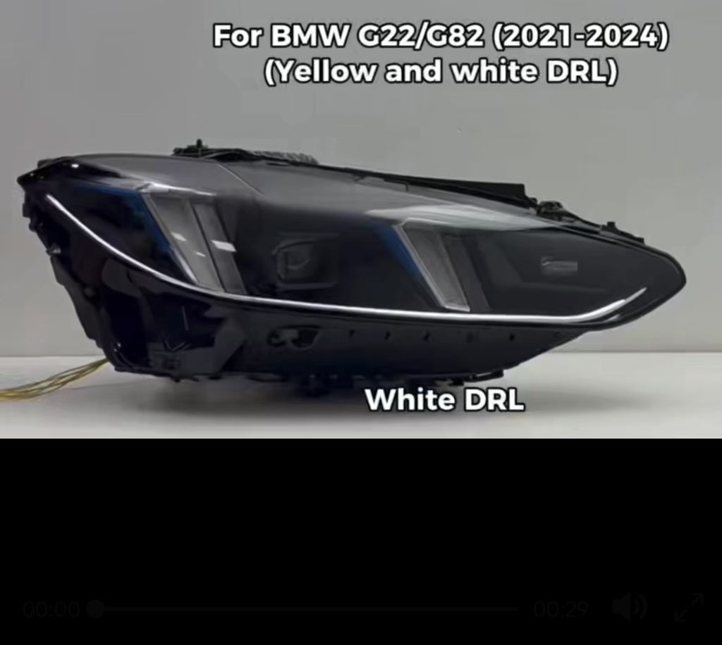 Laser LED Scheinwerfer Gelb / Weiß für BMW G22 G23 G80 G82 2021–2024 – Plug & Play
